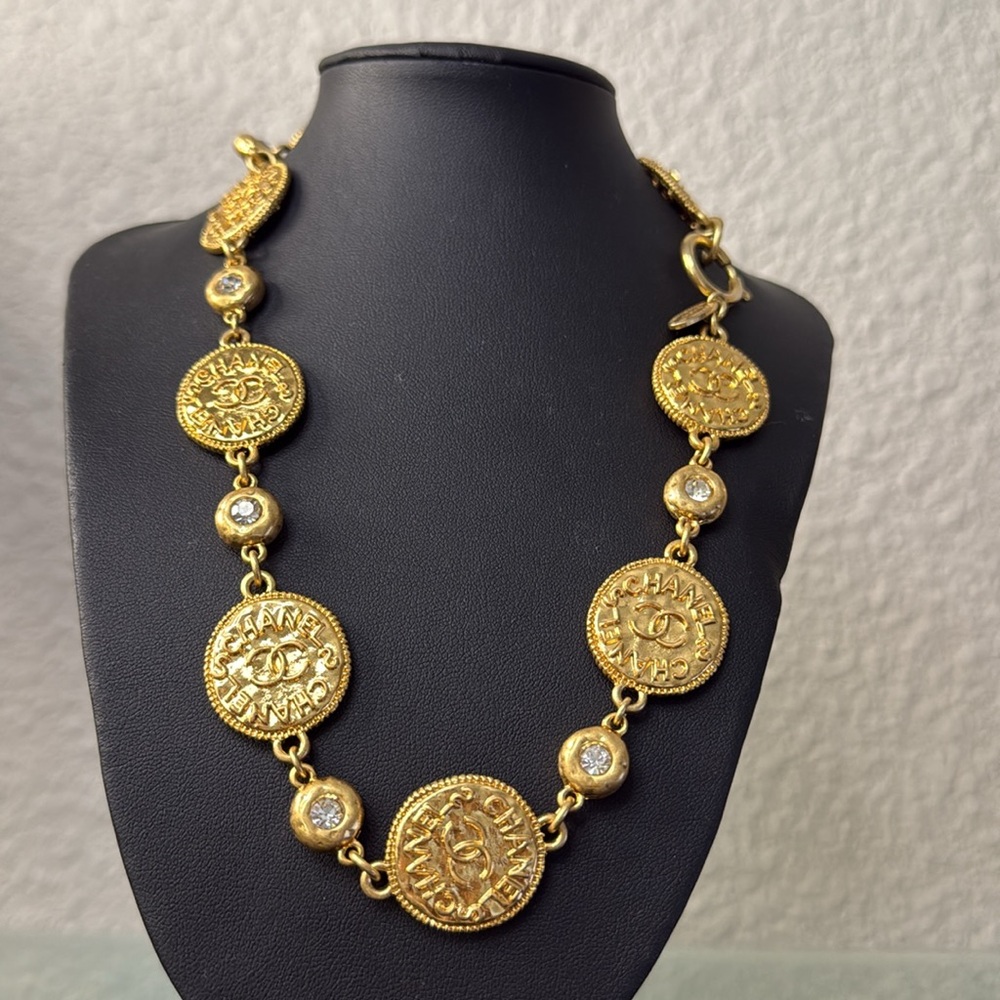 Chanel Gold Coin Necklace - Picture 4 of 5